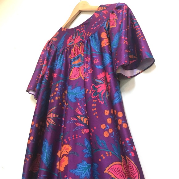 Vintage 70’s Hawaiian Maxi Dress (Sm) - Picture 7 of 9